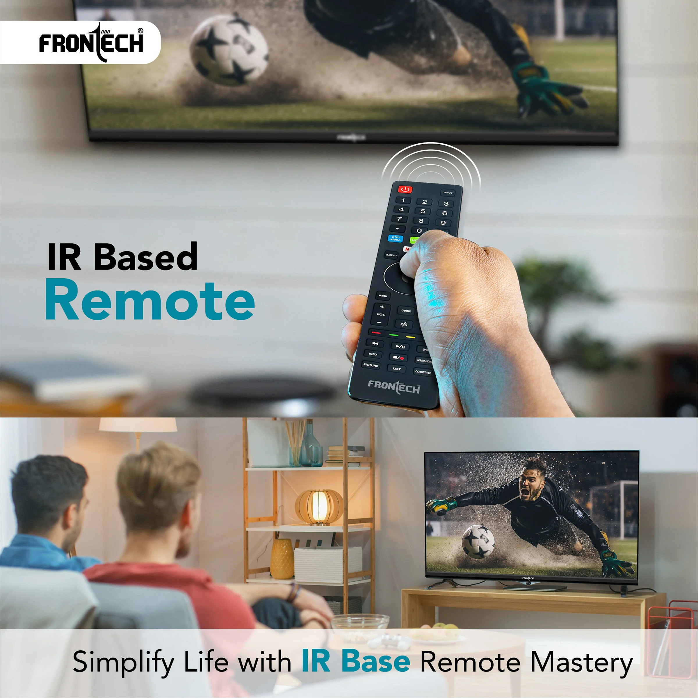 Frontech 32-inch Smart TV: HD, Dynamic Sound, WiFi, Ultra Slim, 512GB/4GB Memory, IR Remote, and Major OTT Access. (No Installation) - Image 4