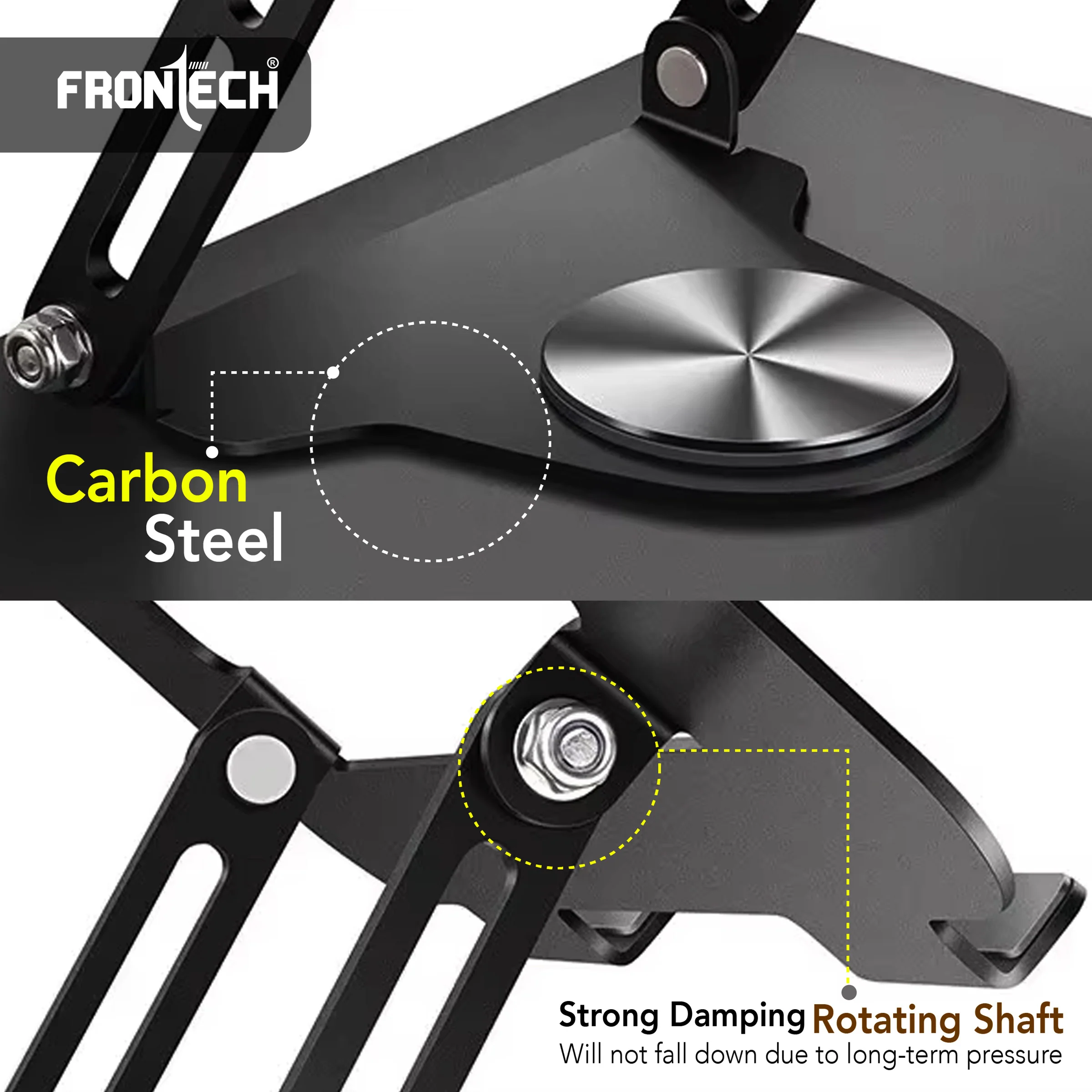 Frontech 360° Rotatable Laptop Stand for Up to 17" Laptops (CP-0009) - Image 7