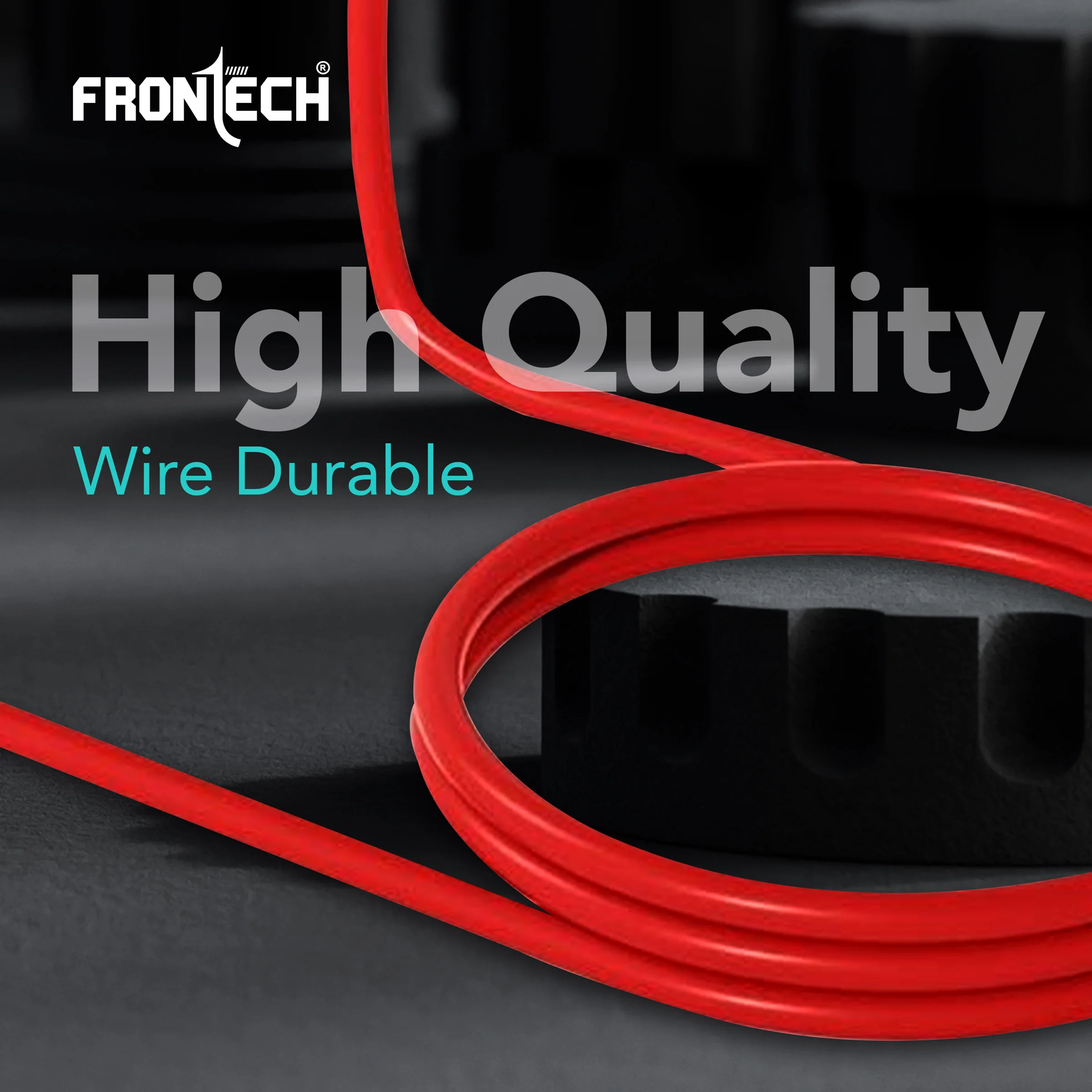 Frontech 65W Type-C to Type-C Super-Fast Charging | USB Data Cable 1.0M | Durable & Bend Resistant | 480Mbps | High-Speed Data Sync, Compatible with All Type-C Devices (FT-1045) - Image 6