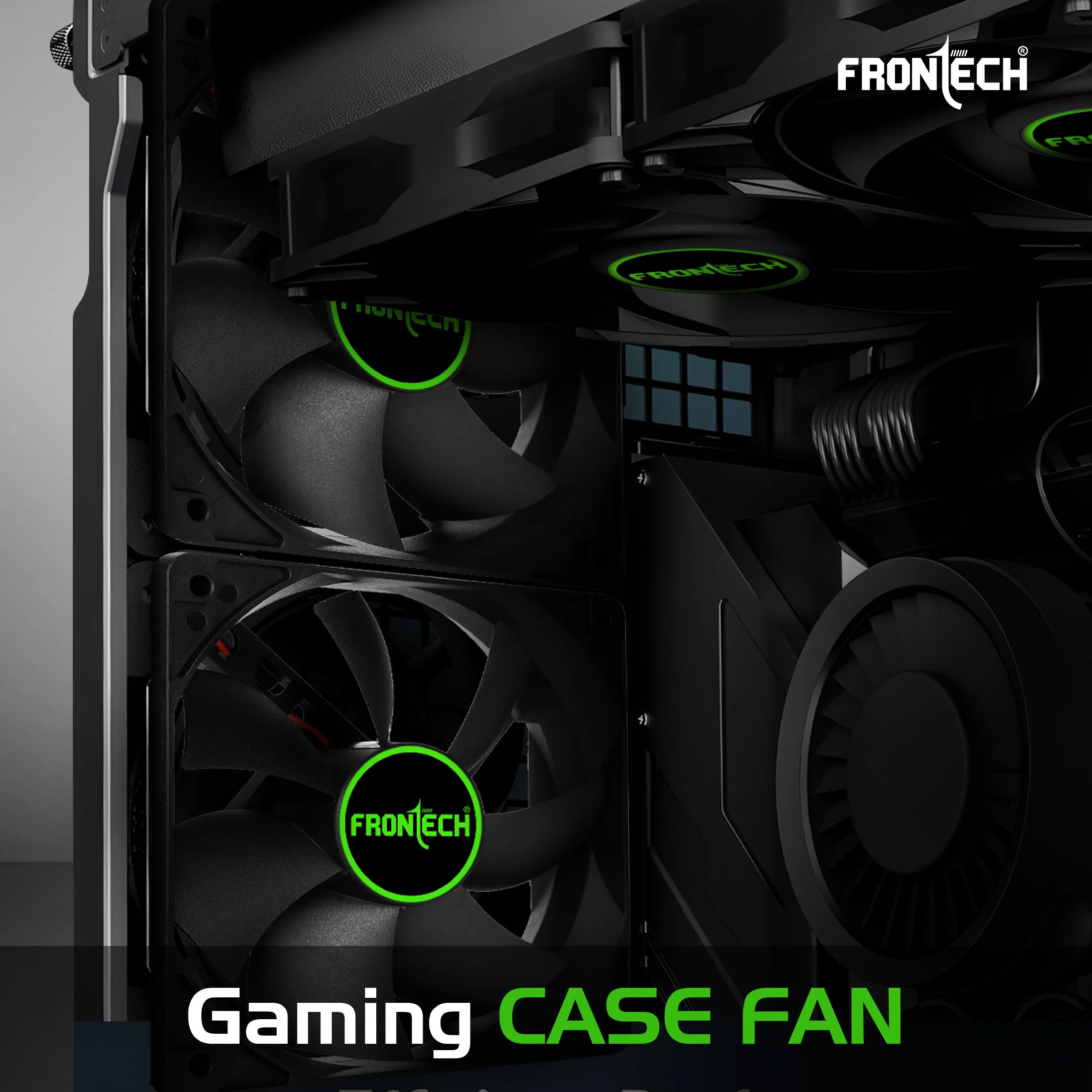 Frontech Gaming Case Fan | 120mm ARGB High Performance Fan | Super Cooling | Noiseless Operation | Hydraulic Bearing | 4-Pin Molex | Universal Fit | 1 Year Warranty (CPF-0012) - Image 2