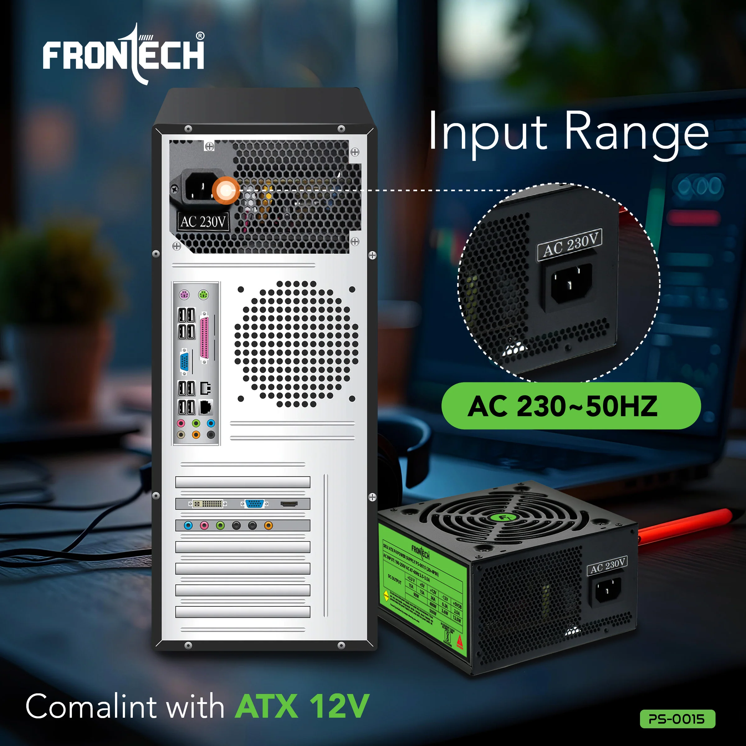 Frontech PRO 1200 PS-0015: High-Performance Power Supply Engineered for Peak Performance and Precision - Image 7