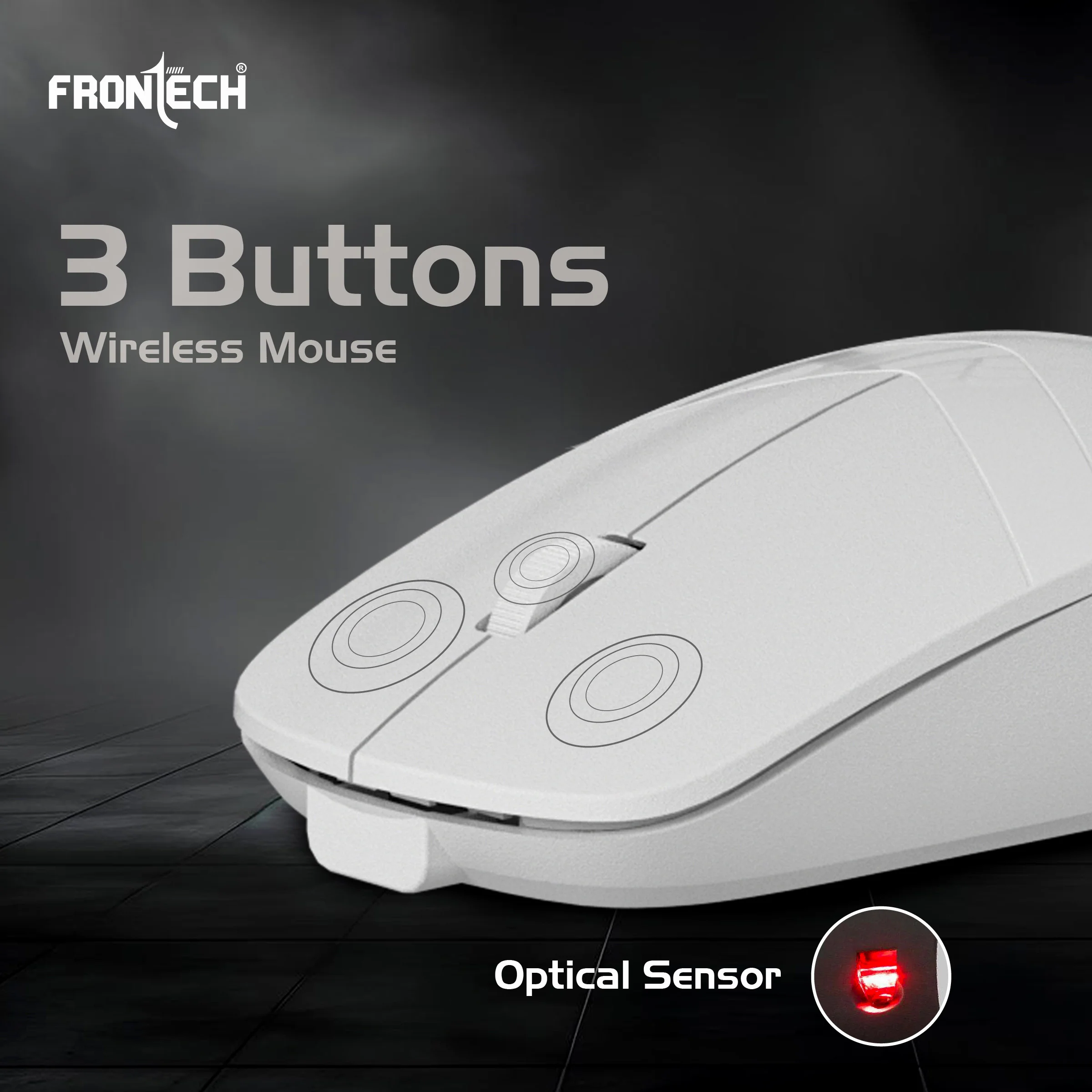 Frontech Wireless Keyboard & Mouse Combo|104 Keys Layout|2.4GHz|1600 DPI|3 button wireless optical mouse|1 Year Warranty - Image 6