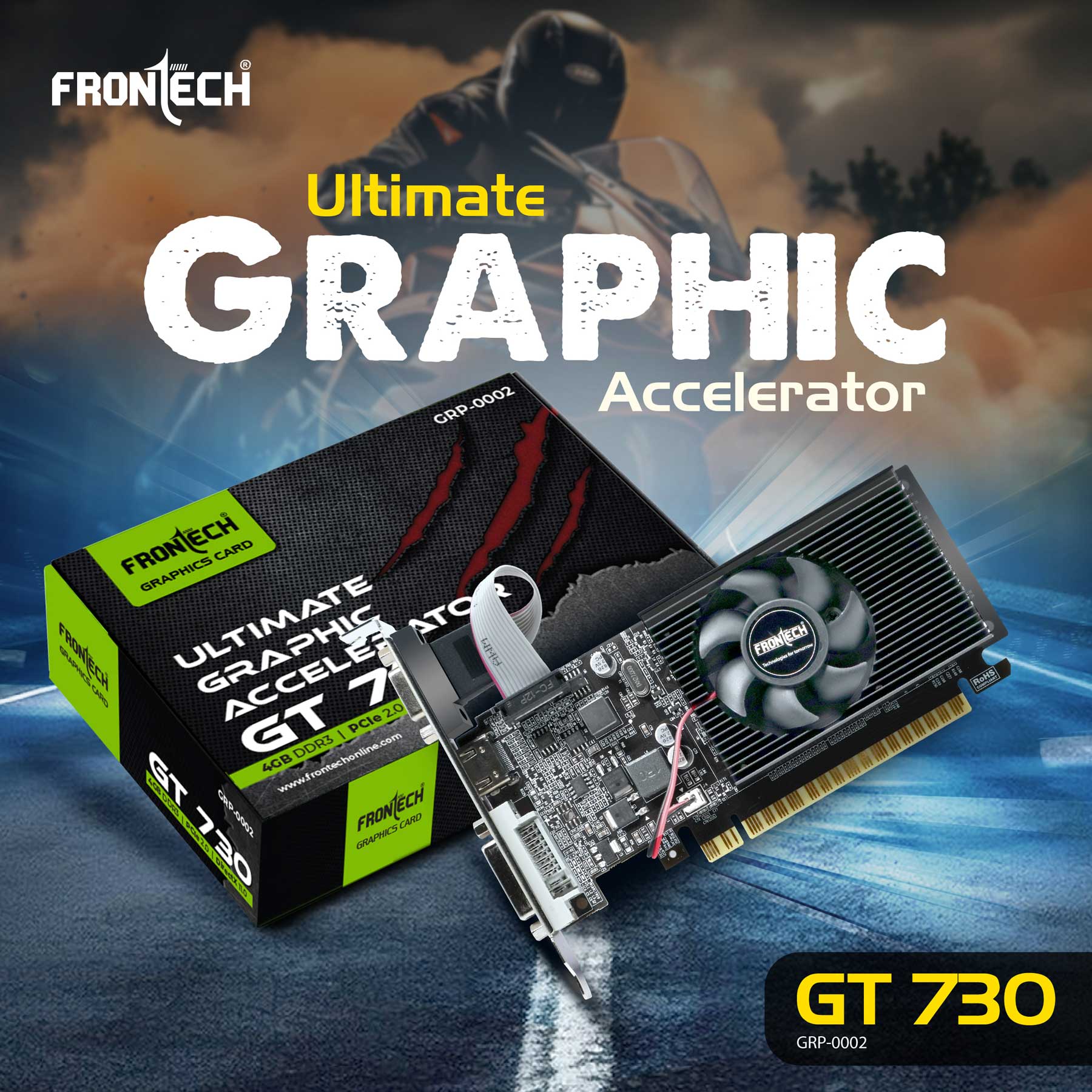 Frontech GT 730 Graphics Card with 4 GB DDR3 (GRP-0002) - Image 3
