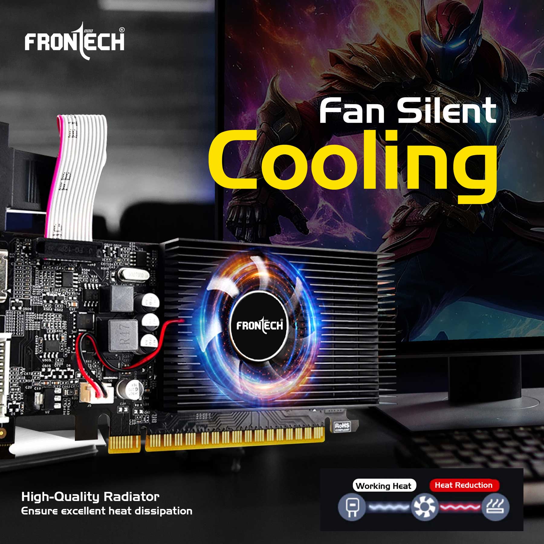 Frontech GT 730 Graphics Card with 4 GB DDR3 (GRP-0002) - Image 4